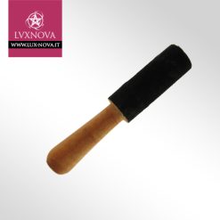 Batacchio piccolo in legno e pelle per campane tibetane