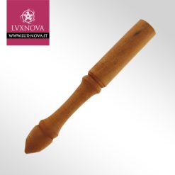 Batacchio piccolo in legno tornito per campane tibetane